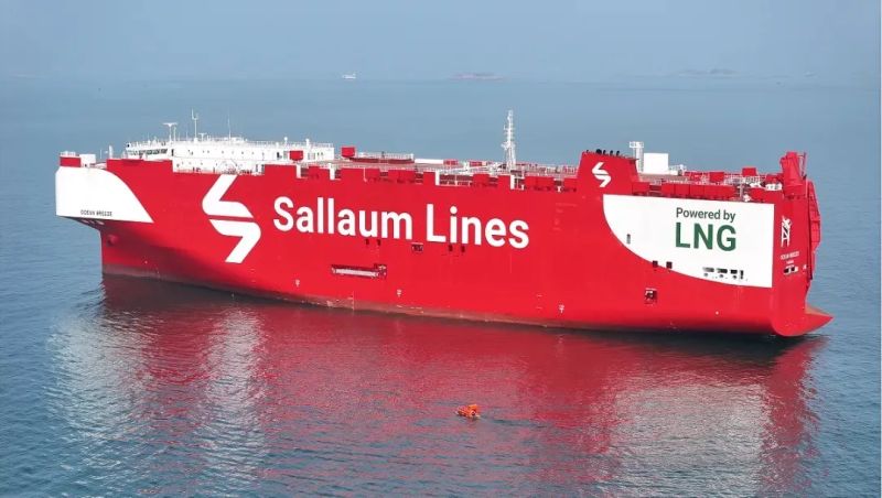 Sallaum Lines Deepens Strategic Partnership with China — Green PCTC Delivered 4 Months Early